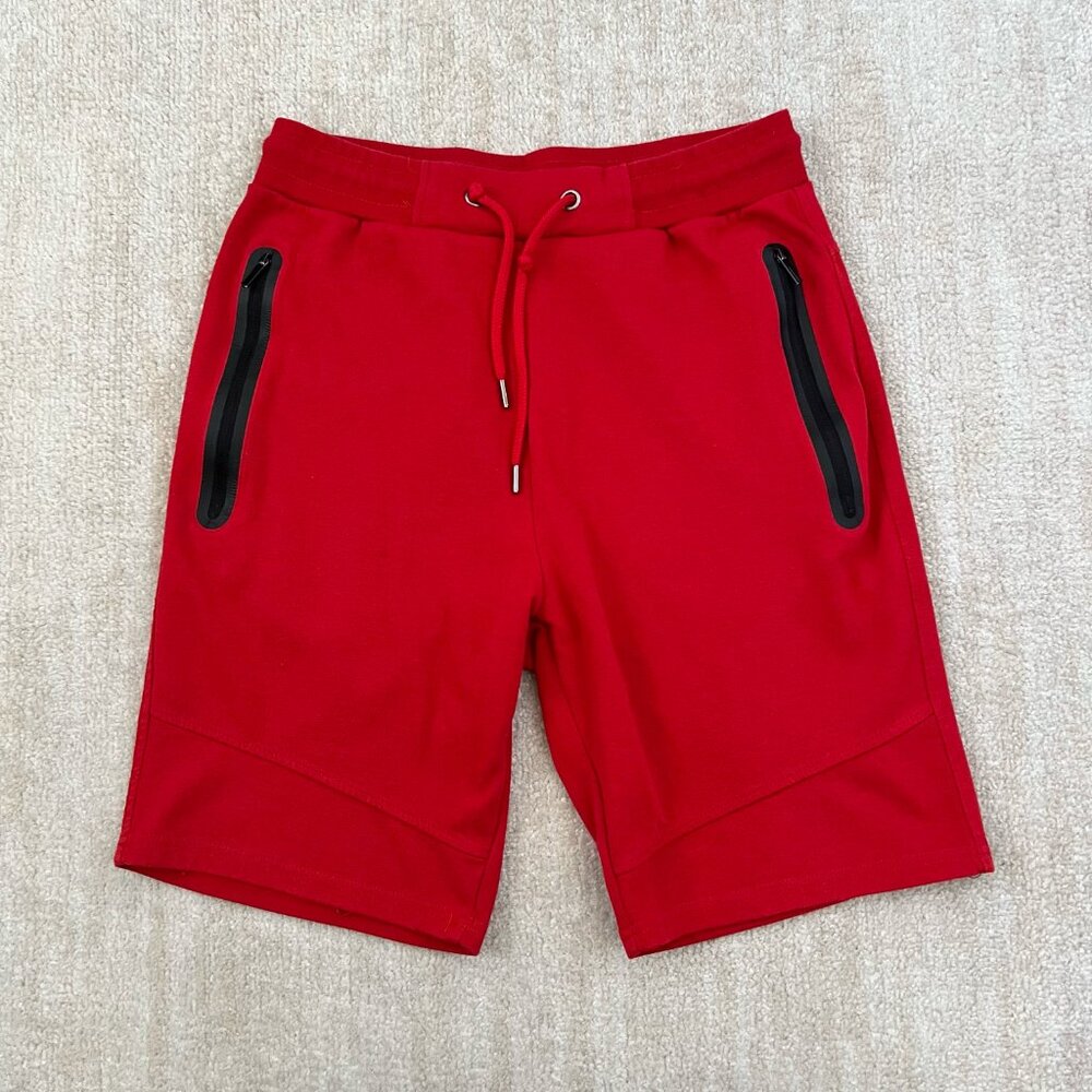 3 for $6 Amazon Blu Rock Red Cotton Sweat Shorts M